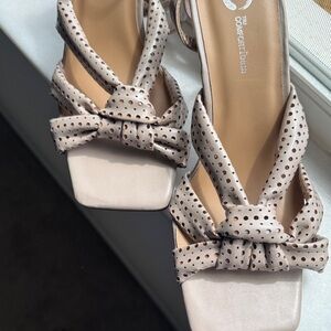 comfortview Women's Blush Knot-Detail Slide Sandals